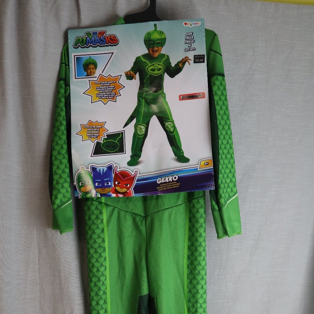 PJ Masks Gekko costume 3-4T